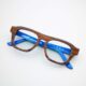 occhiali in acetato e legno